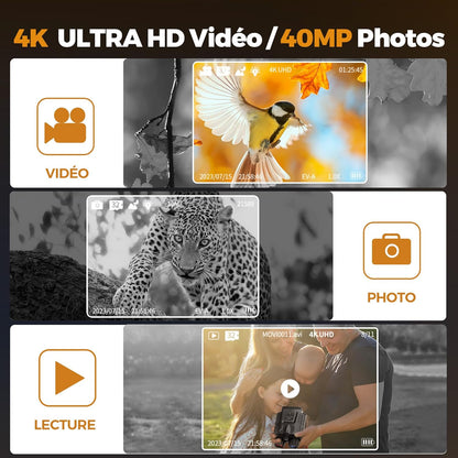 Jumelles de vision nocturne 4K – TerraCam NightBin Zoom 8X