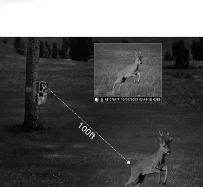 Caméra de chasse 4K Wi-Fi IP67 – TerraCam Apex