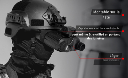 Casque de vision nocturne 4K 8x – TerraCam NightBin NV400