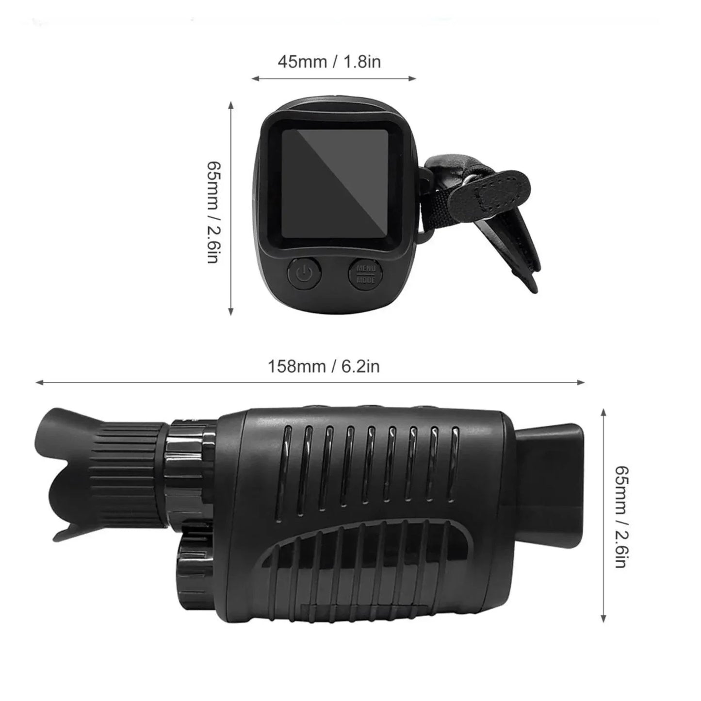 Monoculaire de vision nocturne HD 5x – TerraCam NightMono