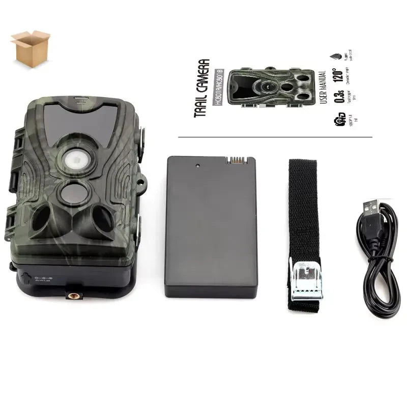 TerraCam Lithium 20 — 20 MP · 1080p · Batterie 5000 mAh