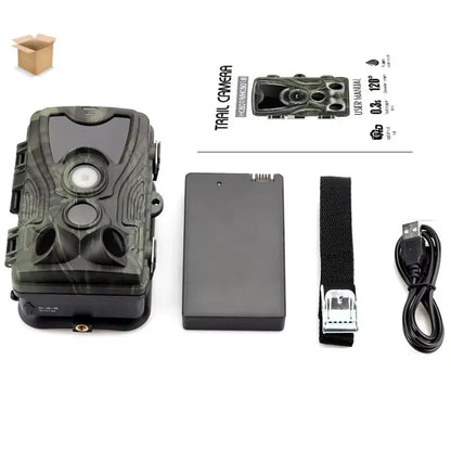 TerraCam Lithium 20 — 20 MP · 1080p · Batterie 5000 mAh