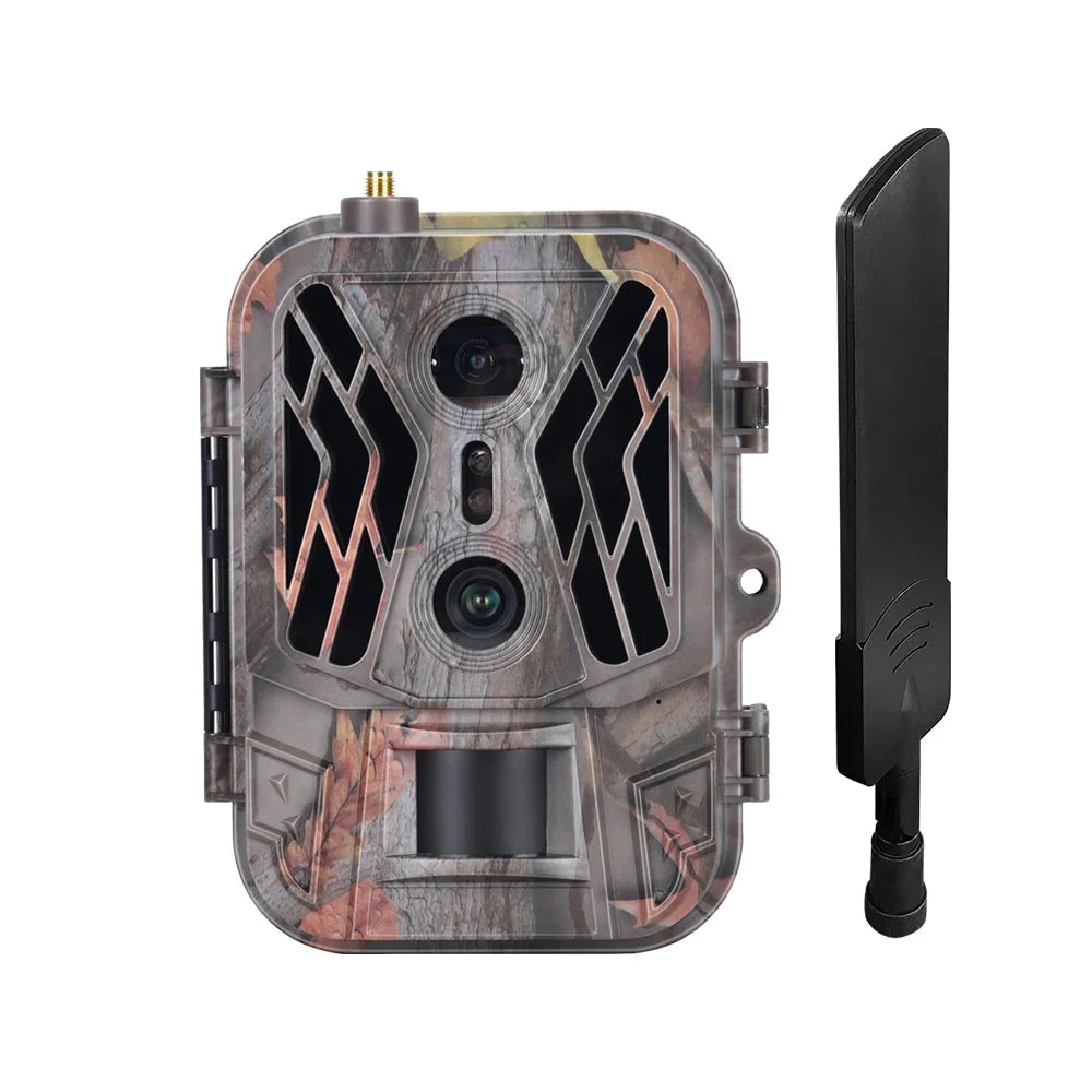 TerraCam Dual 4G 4K — Double optique · 4K · 4G