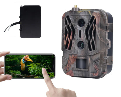 TerraCam Dual 4G 4K — Double optique · 4K · 4G