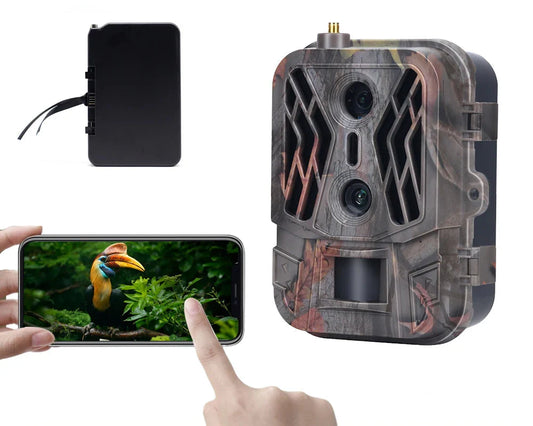 TerraCam Dual 4G 4K — Double optique · 4K · 4G