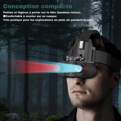 Casque de vision nocturne 4K 8x – TerraCam NightBin NV400